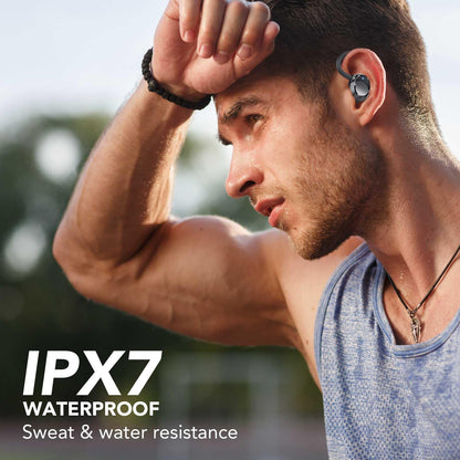 Tukio Bluetooth Headphones Sport, Wireless Bluetooth Earphones, 80Hrs In-Ear 20250119-00 Dark Black
