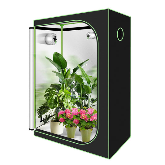 Sunworld grow tent, 600D Oxford grow box, 120x60x180 cm grow tent, lightproof and waterproof grow cabinet, airy greenhouse grow room for home growing, indoor cultivation.