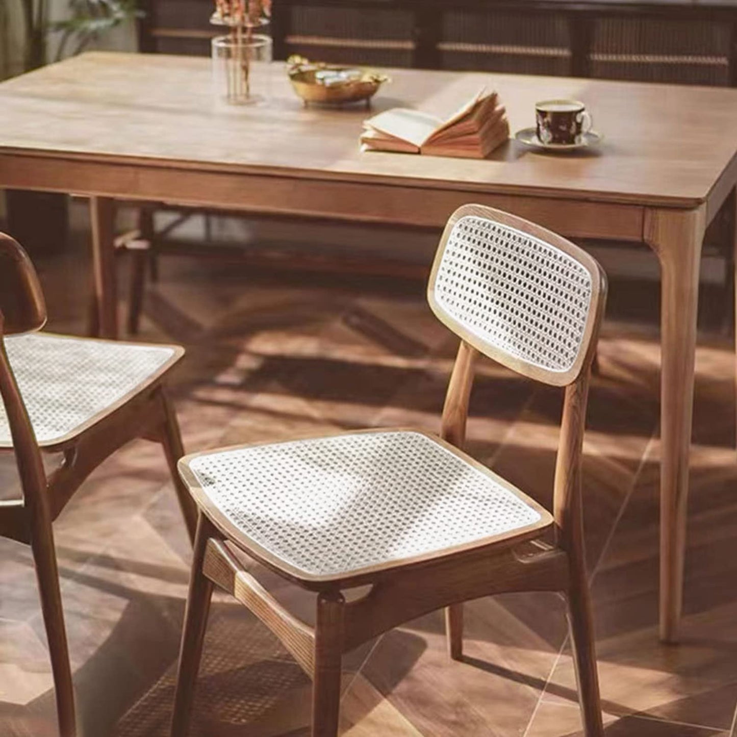 Viennese cane, PE rattan strapping, wide rattan weaving, waterproof honeycomb weaving, handmade rattan craft for DIY furniture decoration, chair weaving, furniture weaving (60 x 150cm, white)