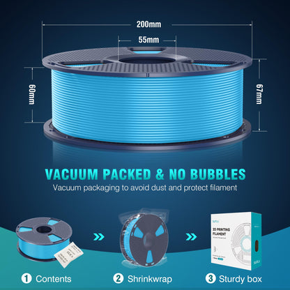 SUNLU PETG Filament 1.75mm, High Strength 3D Printer Filament PETG, Unmatched Durability and Flexibility, 3D Printing Filament, Compatible with Most FDM 3D Printers, 1kg Spool, Gray