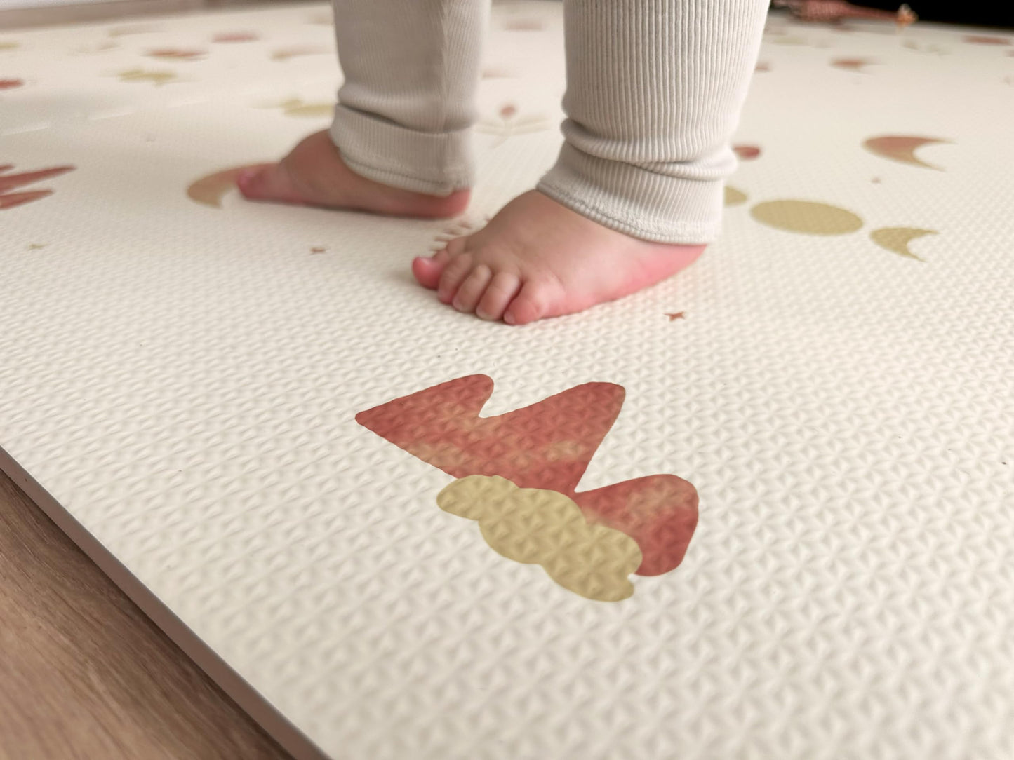 LITTLE LEMON - Stylish Play Mat Moon | Extra Large Puzzle Mat 180x120 cm | XL Pieces 62 cm | BPA and Toxin-Free Baby Crawling Mat