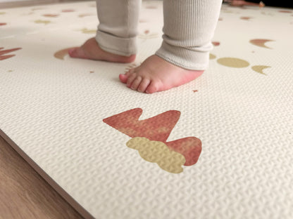 LITTLE LEMON - Stylish Play Mat Moon | Extra Large Puzzle Mat 180x120 cm | XL Pieces 62 cm | BPA and Toxin-Free Baby Crawling Mat