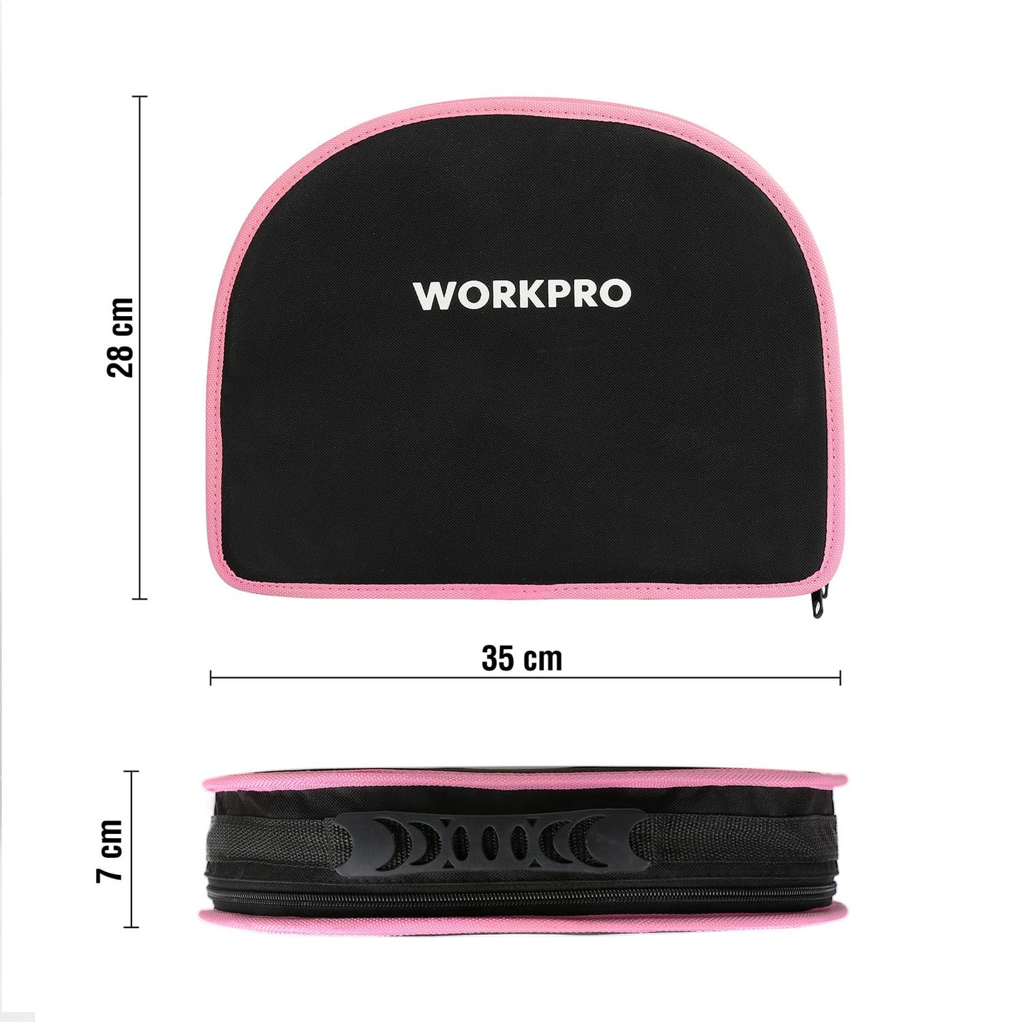 WORKPRO Pink Tool Set Pink 103 piece Household Tool Kit Repair with Bag, Ideal Gift for DIY Enthusiasts