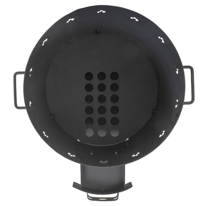 BBQ-Toro cast iron kazan 16 liters with kazan oven Ø 40 cm | XXL cast iron pot with lid, cast iron pot | goulash kettle, fire kettle, outdoor oven | fire stove, one-pot oven, fire pit, utschak