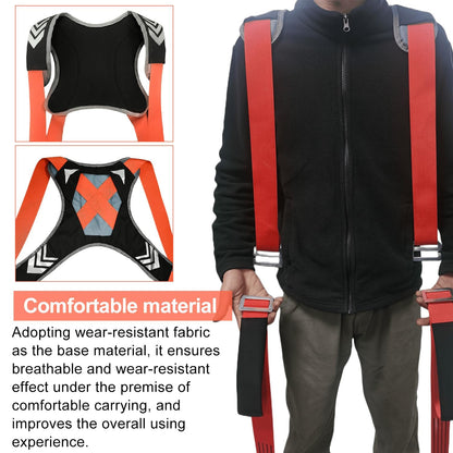 4 Pieces Moving Straps, Polyester Moving Straps for Furniture Movers, Multipurpose Furniture Moving Straps, Double Shoulder Dolly Transport Straps, Suitable for Moving Furniture.