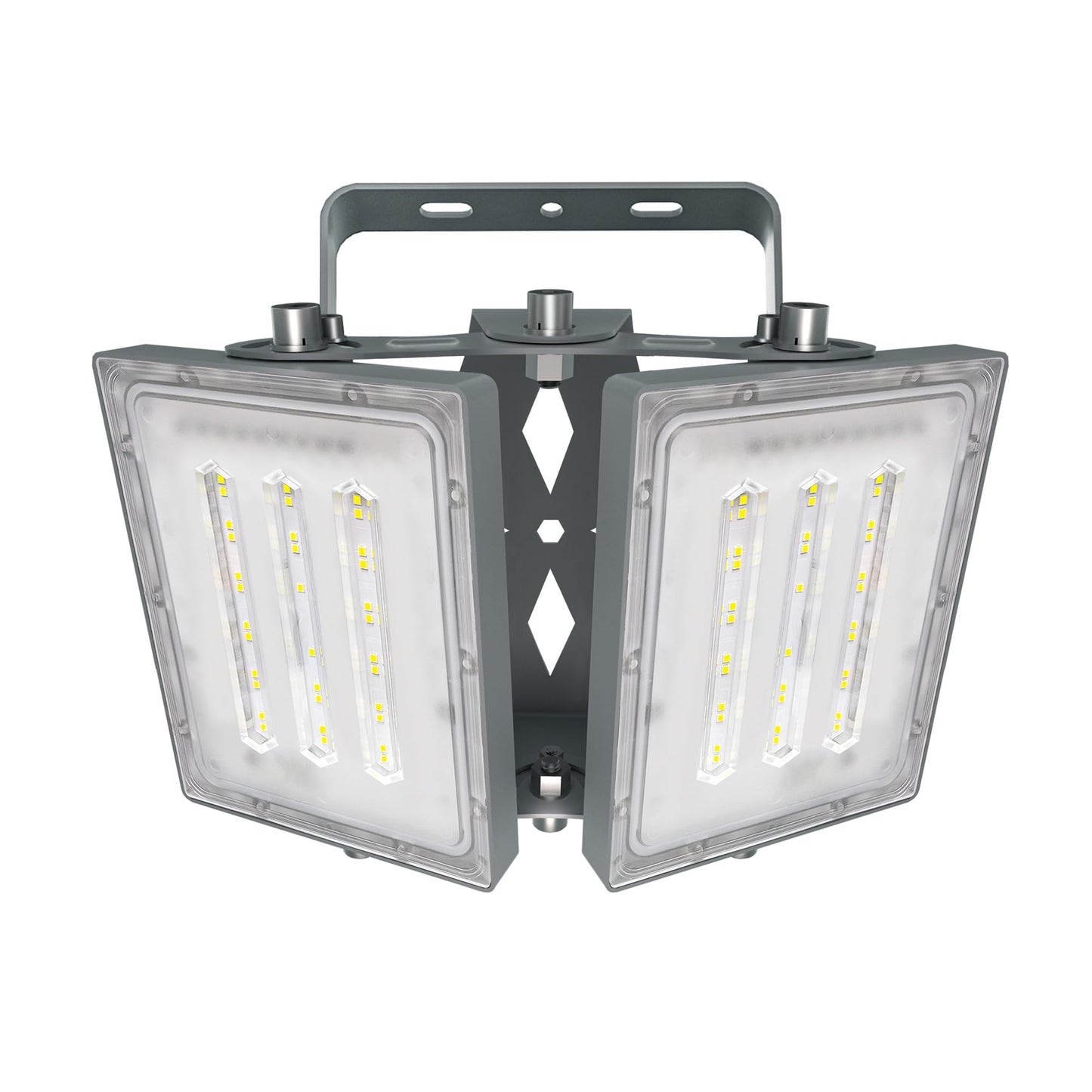 STASUN 100W LED Flood Light Outdoor, 10000LM Super Bright LED Floodlight Outside Spotlight, IP66 Waterproof, 6000K Daylight, 2 Floodlights with Adjustable Head, for Garden, Garage, Hotel, etc.