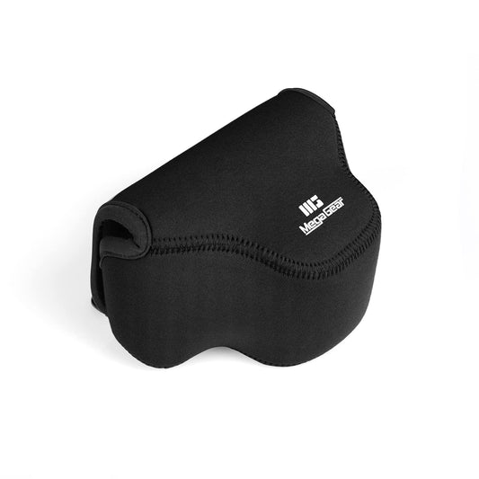MegaGear ultra-lightweight neoprene camera case compatible with Nikon Z fc (16-50mm) (Black) Mg2012