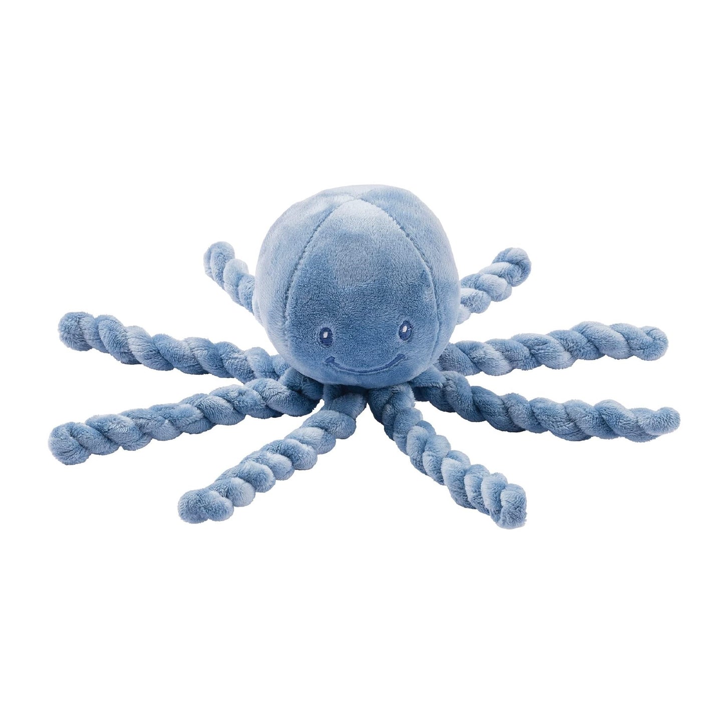 Nattou NATLAP877565 Octopus Plush Toy, For Newborns and Preemies, 23 cm, Lapidou, Blue