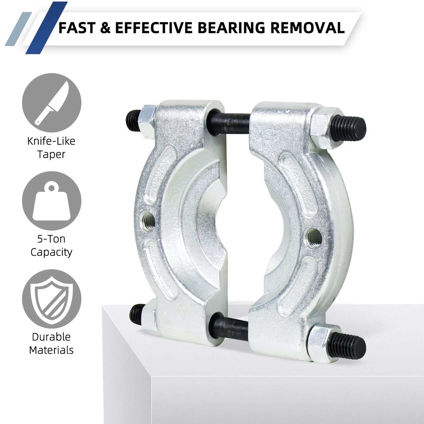 CCLIFE 14-piece bearing puller set, separator for ball bearings, flywheel puller, separation device 30-70mm