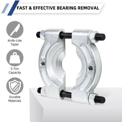 CCLIFE 14-piece bearing puller set, separator for ball bearings, flywheel puller, separation device 30-70mm