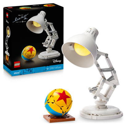 LEGO Ideas | Disney Pixar Set - Buildable desk lamp playset - Toy for adults - Gift for men and women - Creative building model as desk decoration 21357
