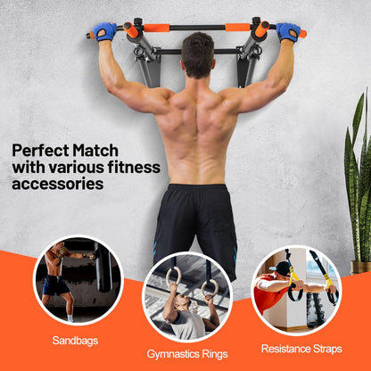 Panana Pull Up Bar for Wall, Wall Mounted, Space Saving Foldable Pull Up Bar, up to 200 kg, Home Gym