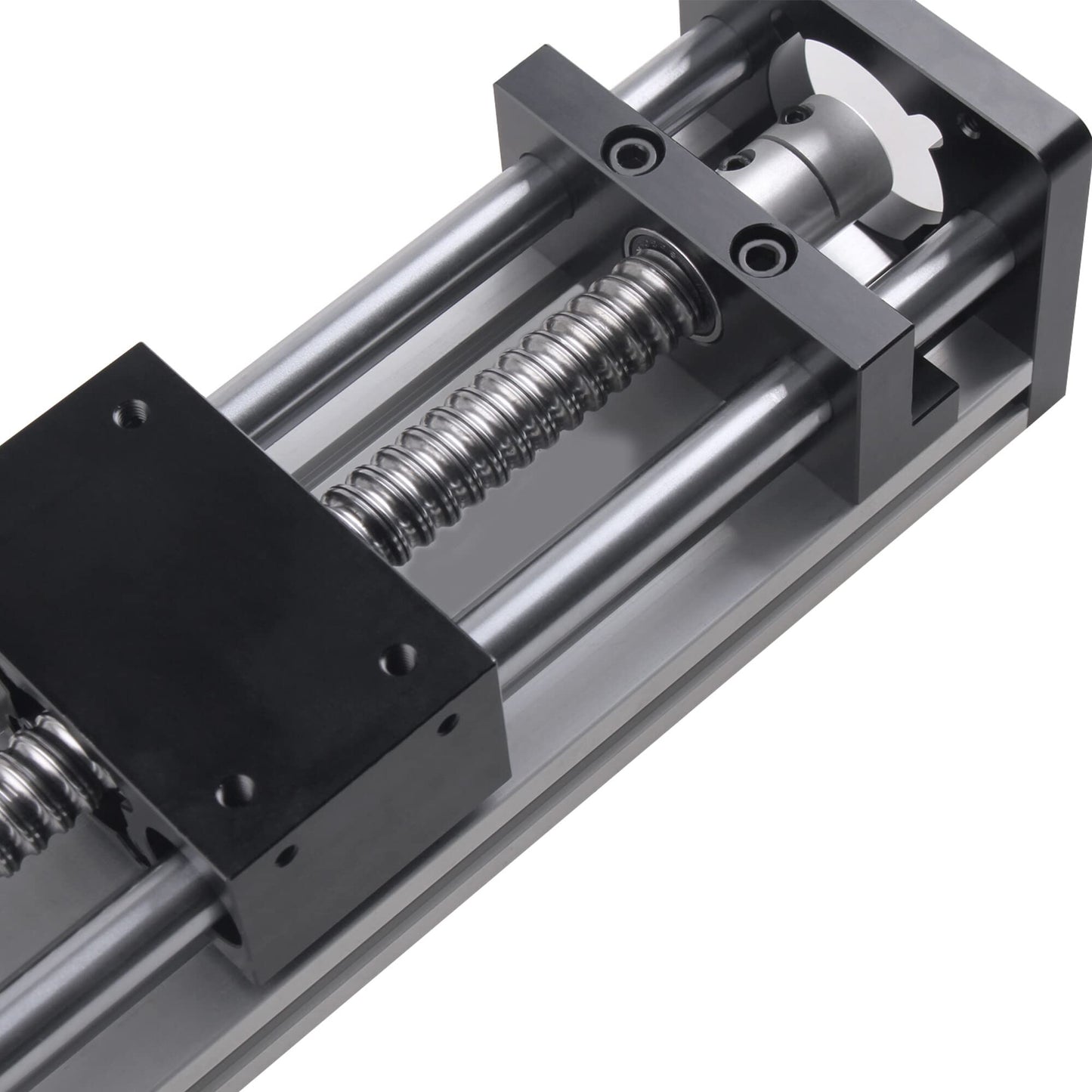 CNCMAN'S 150mm Effective Travel Length Double Optical Axis Guide Ball Screw SFU1605 150mm, Linear Actuator Linear Guides Linear Table Actuator for DIY CNC Milling Parts and 3D Printers