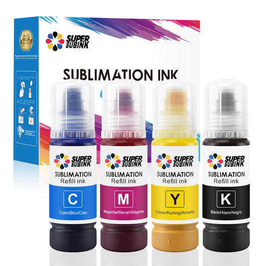 Sublimation ink for Epson et 1810 2810 2820 2850 2830 2815 4810 printers (auto fill/unnecessary ICC/UV protection)
