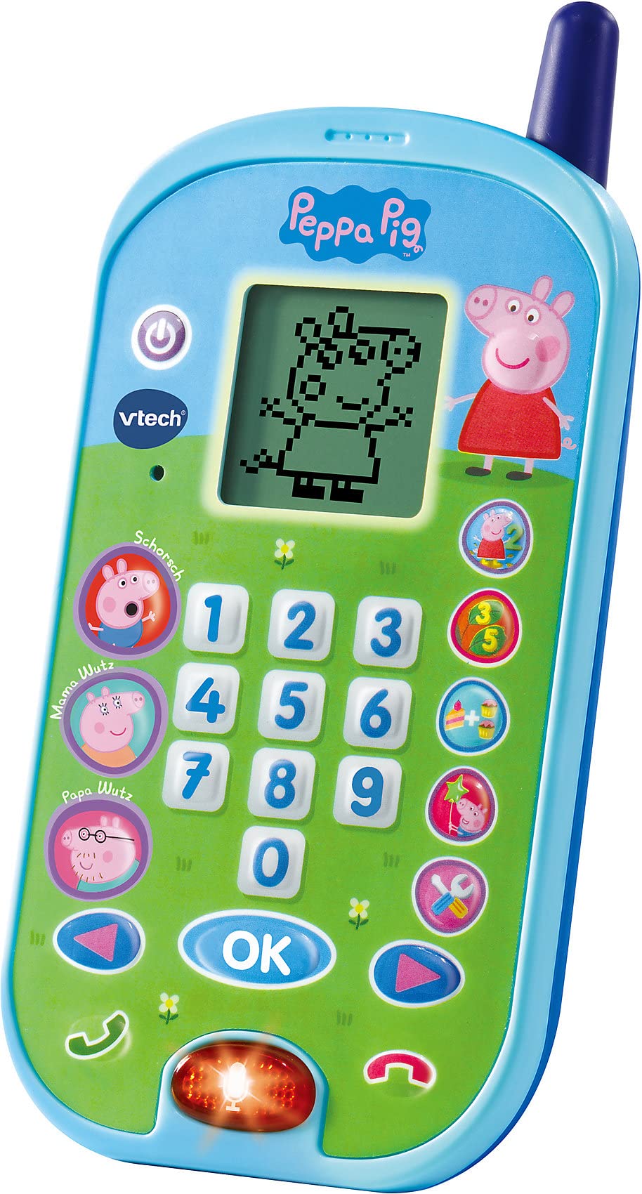 Vtech Peppa's Learning Phone - Featuring original voices from the Peppa Pig series and exciting educational games - For children aged 2-5 years.
