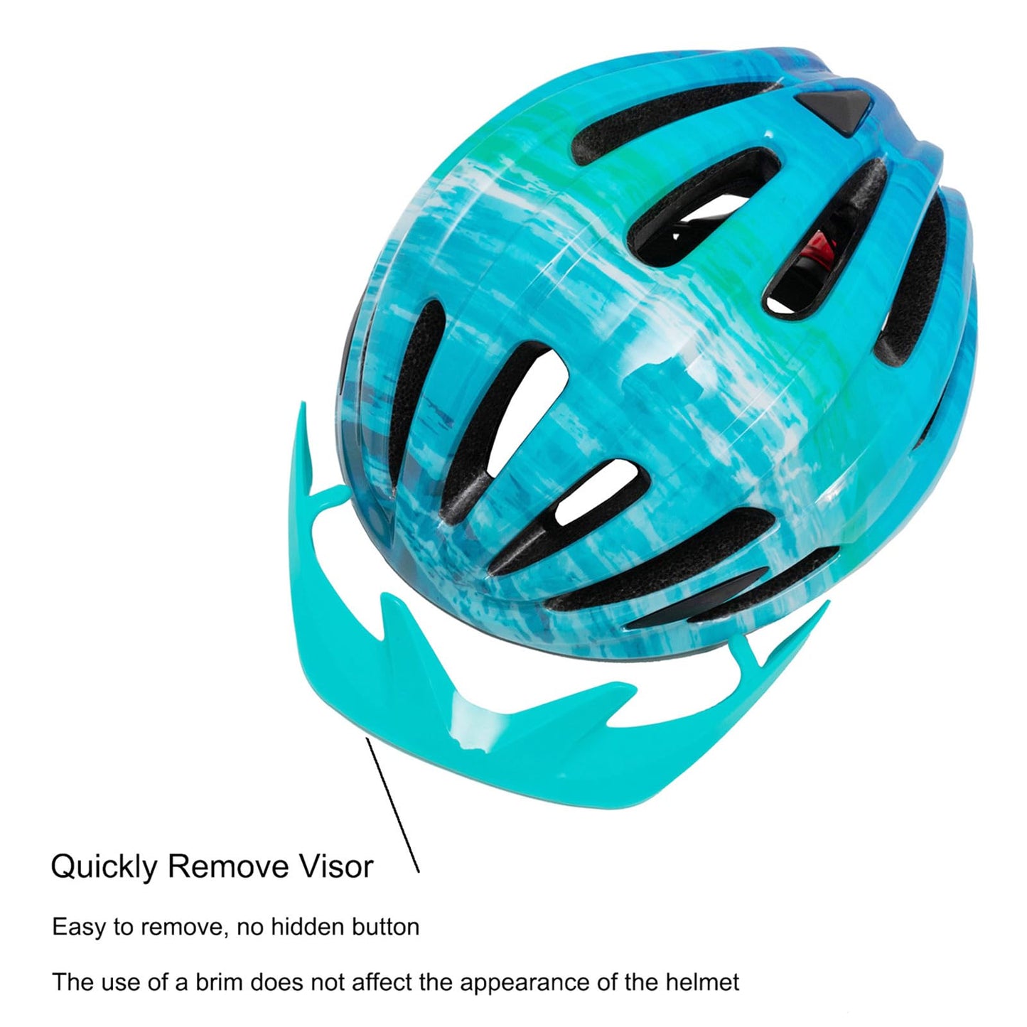 Children's bike helmet for boys 52-58CM, kids bike helmet with light, girls bike helmet kids helmet, multiple ventilation bike helmet for children 5-13 years old protective helmet.