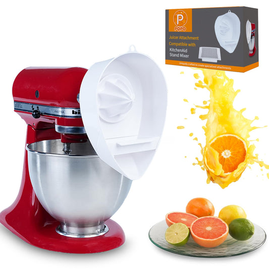 Juicer attachment for KitchenAid stand mixer, citrus juicer attachment for KitchenAid mixer attachments.