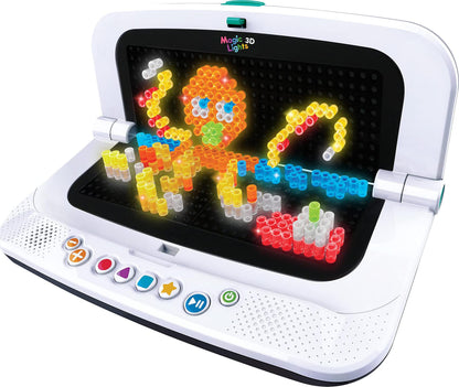 VTech Magic Lights 3D - Illuminated plug-in game with sounds, melodies, and animations - For children ages 4-12.