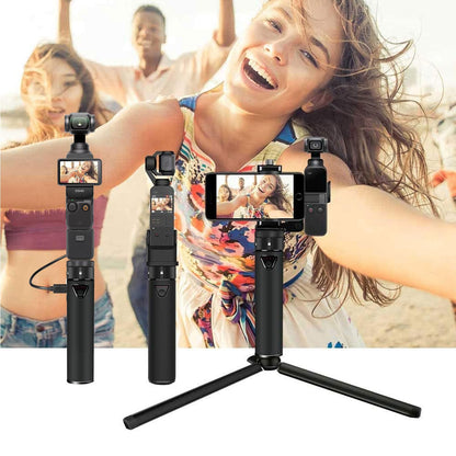 Smatree portable charging station with tripod for DJI OSMO Pocket 2/DJI OSMO Pocket, smartphone holder, accessories for Osmo Pocket and smartphone.