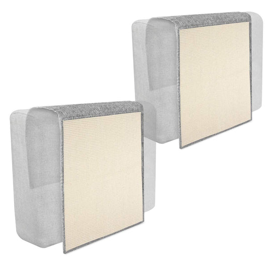 Navaris cat scratching mat scratch protection for sofa - sisal scratching carpet 130 x 45 cm for cat - couch cat scratching mat - also suitable for dogs.