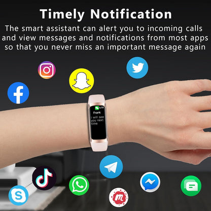 HTTWCOD Fitness Tracker 1.10" Screen Smartwatch for Men Women, Fitness Watch with 24h Heart Rate, Sleep, Activity Monitor, IP68 Waterproof, Sport Watch for iOS Android (Jet Black)