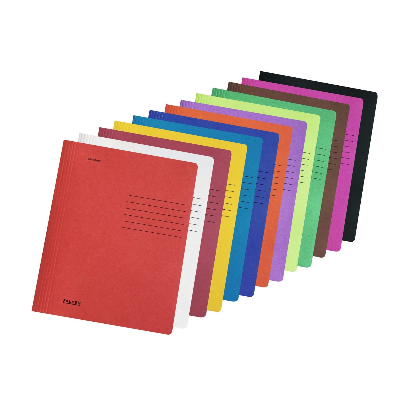 Original Falcons 100 pack quick files Intensive colors. Made in Germany. Made from recycled cardboard for DIN A4 commercial and government filing dark blue files ideal for office and school.