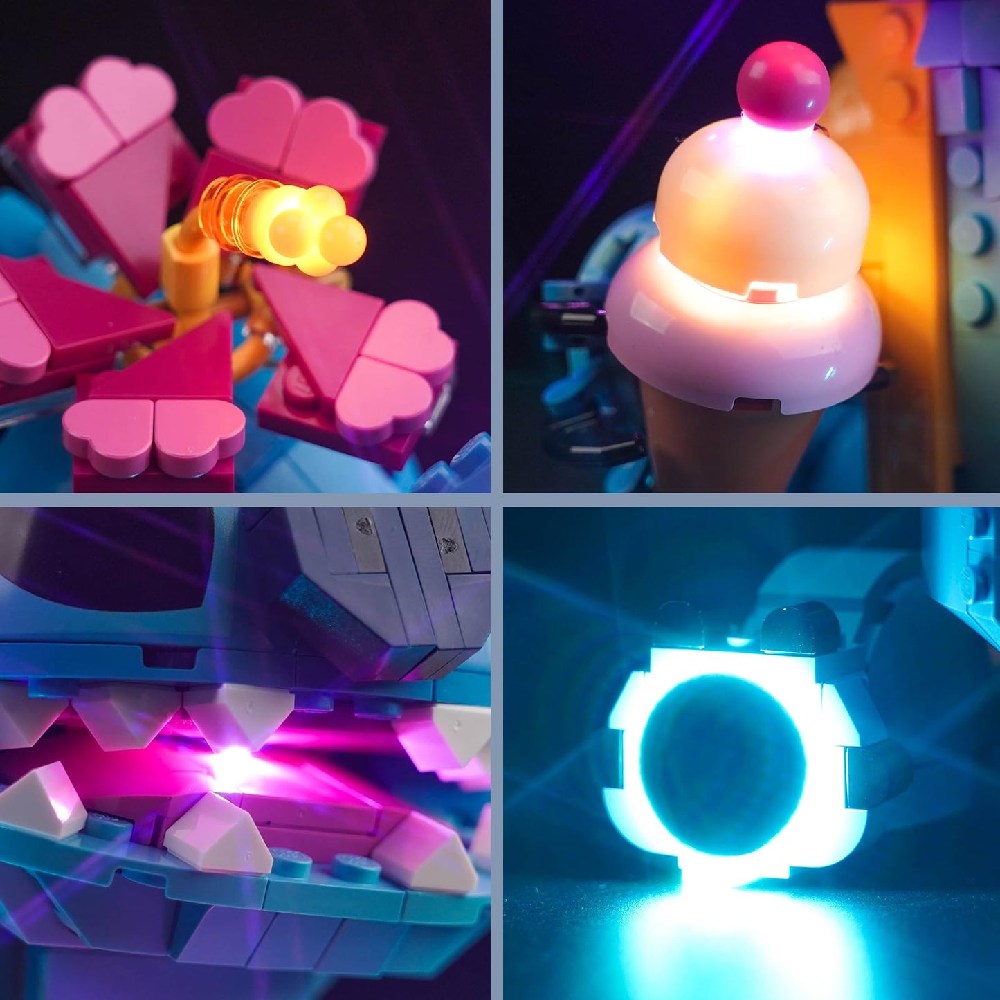 Remote Control Light Kit compatible with Lego Stitch (no model), LED lighting set compatible with Lego 43249 Stitch Creative Toy