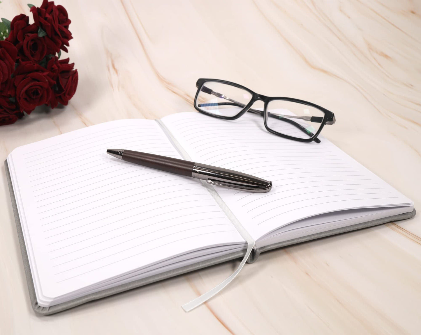 CustomDesign.Shop Personalized Hardcover Notebook | Create a completely unique gift | Laser-engraved gift idea - A4, Blue