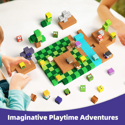 GobiDex Magnetic Building Blocks 2.5 cm 100 Pieces - Zomblock Magnetic Blocks for Kids, Magnet Blocks Toy & Brain Teasers, Creative Gift for Boys and Girls Ages 3+, 2025 New