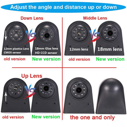 18mm lens top quality car brake light reverse camera replacement for Viano Vito W639 transporter 3 brake light 2003-2014 (18mm lens top quality)