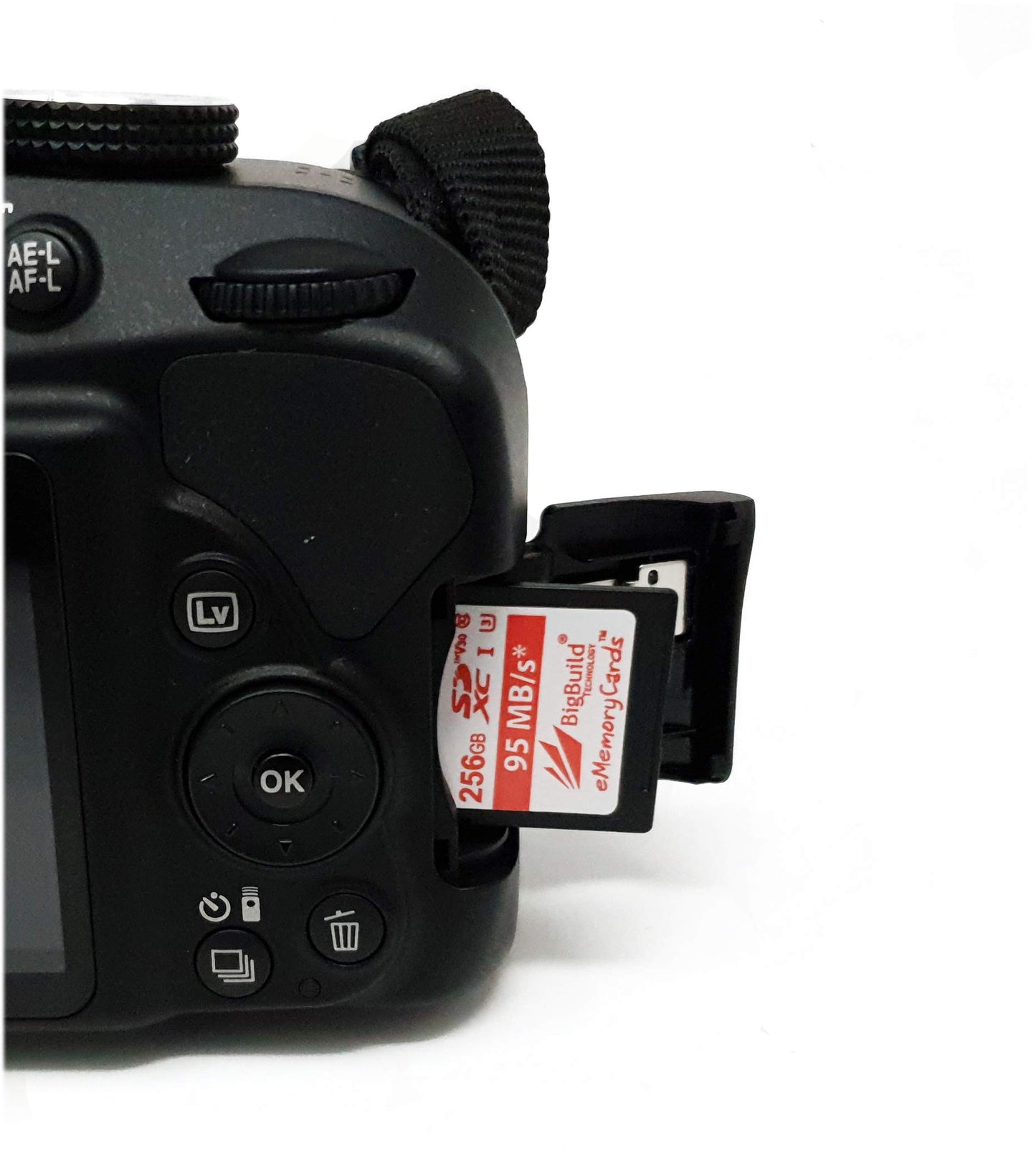 BigBuild Technology 256GB UHS-I U3 95MB/s Memory Card for Nikon D3400, D500, D5300, D5500, D5600, D610, D7200, D750, D7500, D850 Camera