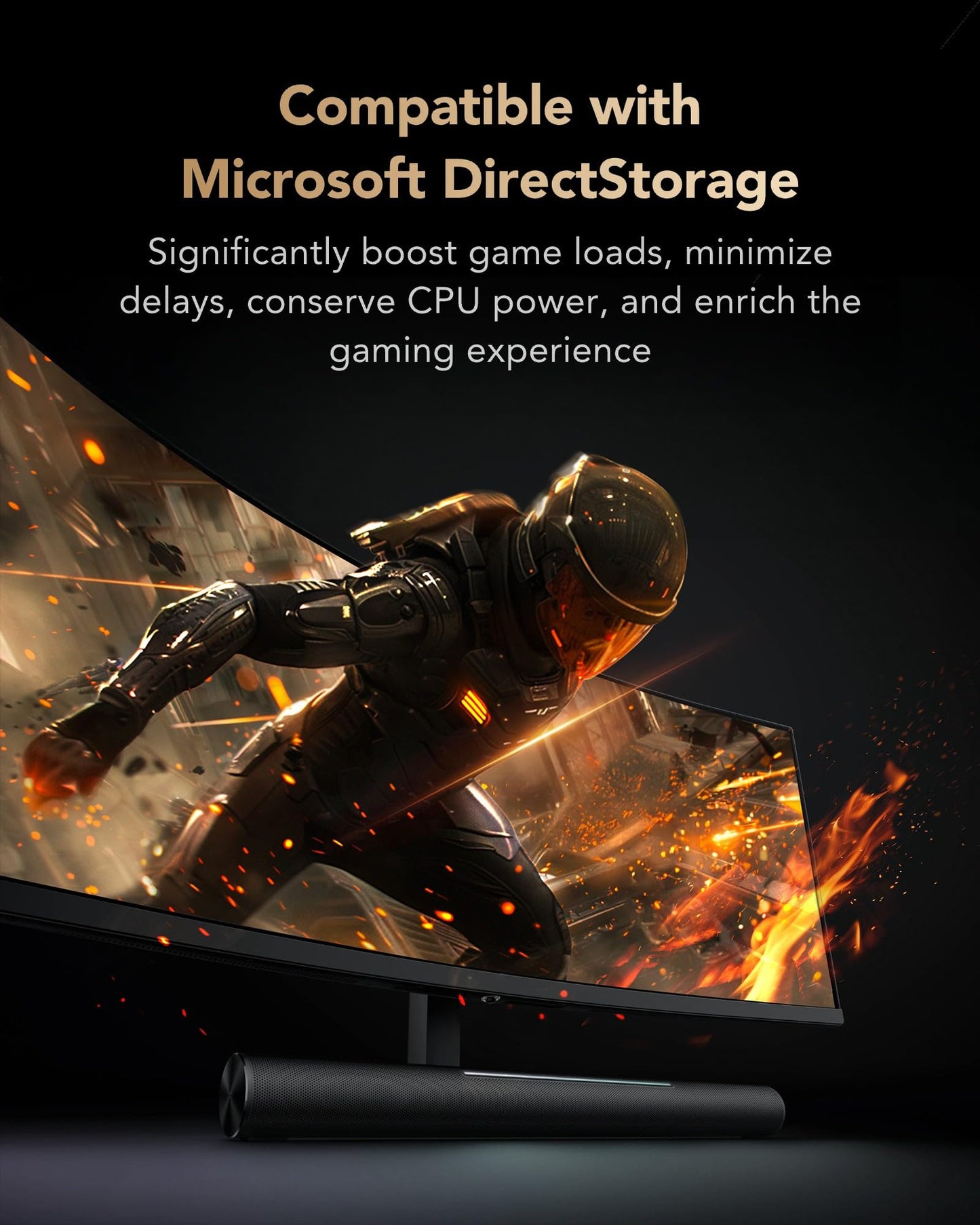 Lexar SSD 2TB PCIe 5.0 Gen5 NVMe SSD - Up to 14,000MB/s, Advanced thermal control, DirectStorage SSD for AI workloads, gaming, & content creation laptop/PC.