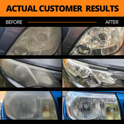 CERAKOTE Ceramic Headlight Restoration Kit - matte and cloudy headlight refurbishment set | professional ceramic coating | no power tools required | #1 in the USA