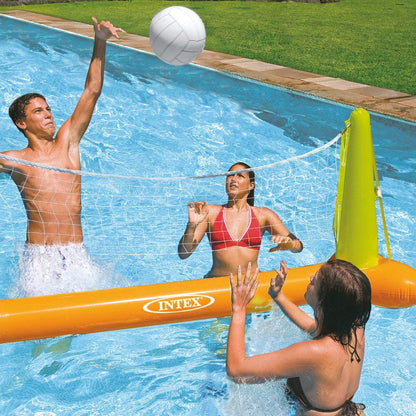 Intex Water Play Floating Hoops, Multicolor, 67 x 55 cm (Floating Hoops - Game + Pool Volleyball Game!)
