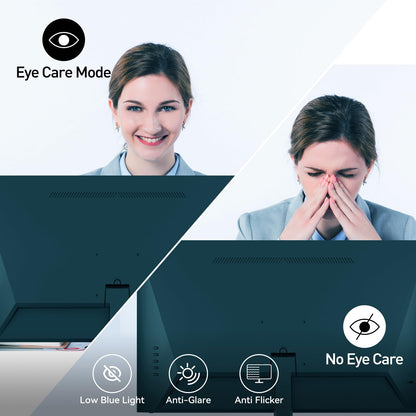Smart Tech Monitor 24 inch, Business PC screen with speakers, IPS panel, FHD monitor 1080p, Adaptive-Sync, 4ms, Eye Comfort, VESA 75x75, USB-C HDMI1.4 VGA.