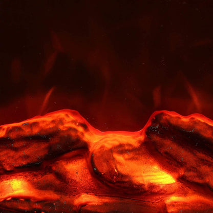 LED fireplace with fascinating flame effect, table fire, tabletop fireplace, battery and USB operated.