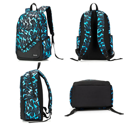 bunie School Backpack Boys Teenagers Kids Large School Backpack Girls Bookbag Cool School Bags Boys 2 3 4 5 6 7 Grade Backpacks Or 8 9 10 11 12 13 14 15 Years School bag for Boys Sets Blue