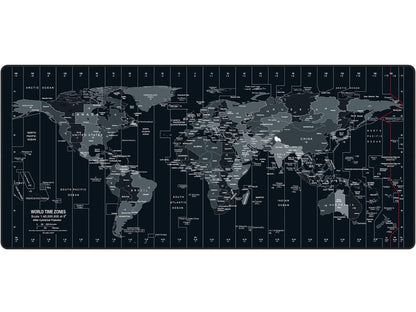 Anpollo XXL Speed Gaming Mousepad World Map 900x400x3mm XXL Mousepad Desk Mat Large Size Multifunctional Anti-slip desk pad enhances accuracy and speed.