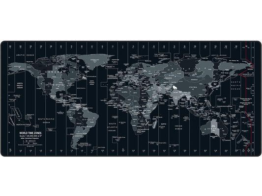 Anpollo XXL Speed Gaming Mousepad World Map 900x400x3mm XXL Mousepad Desk Mat Large Size Multifunctional Anti-slip desk pad enhances accuracy and speed.