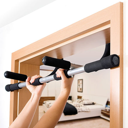 Newgen Medicals Pull-Up Bar: 4-in-1 fitness equipment for the door frame (pull-up bar for door frames, training device for abs, abdominal trainer)