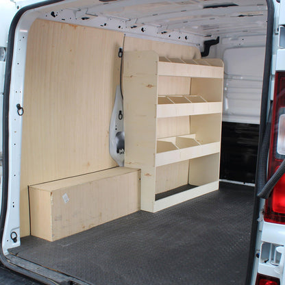 Vanify - Compatible with Renault TRAFIC L1 2015+ vehicle shelving, front driver-side shelf.