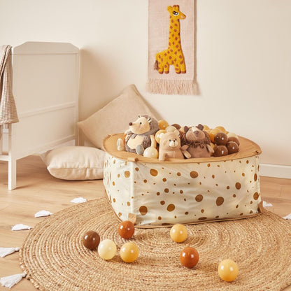 Bieco Balls for Ball Pit Chocolate Bliss | 100 pieces | Colorful Balls | Ball Pit Kids | Ball Pit Baby | Ball Pit | Ball Pit Balls | Baby Ball | Kids Ball | Outdoor Games