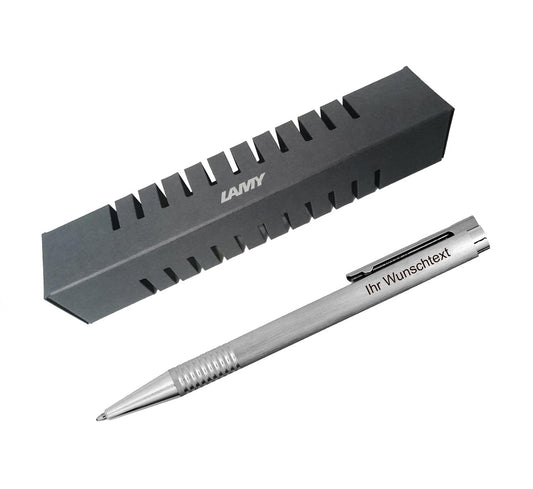 Lamy ballpoint pen Logo model 206 brushed (brushed) including laser engraving