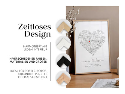 Artower® picture frame for 50 x 70 cm natural oak wood Thin frame | Poster frame Large vintage collage | Picture frame 50x70cm | Wooden frame Wooden picture frame | Wooden poster frame Real wood