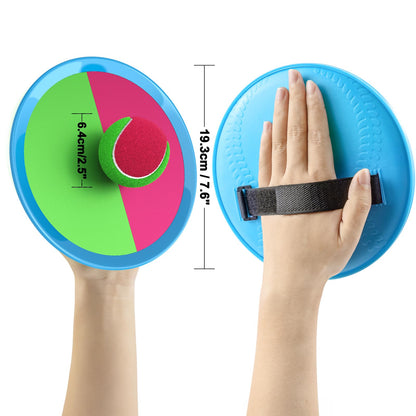 Weokeey Velcro ball game beach toy pool toy water toy kids outdoor games garden games travel games velcro ball throwing game children's toy gift 3 4 5 6 7 8 years old boy girl