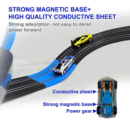 AGM MASTECH High Speed Series Slot Car Race Track Sets - Slot cars, race tracks & accessories Electric race track, Dual electric race track, Electric race car set for girls & boys.