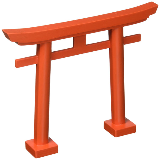 Kamidana-no-Sato Shrine, Kamidana, small red Torii gate with straight legs, from Japan