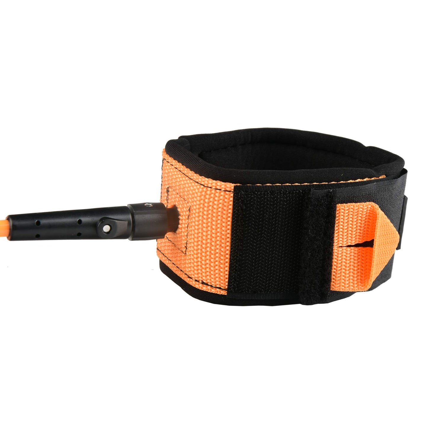 Abahub SUP Leash, SUP accessory, surfboard leash for SUP board safety, 10ft 7mm leash for adults in orange.