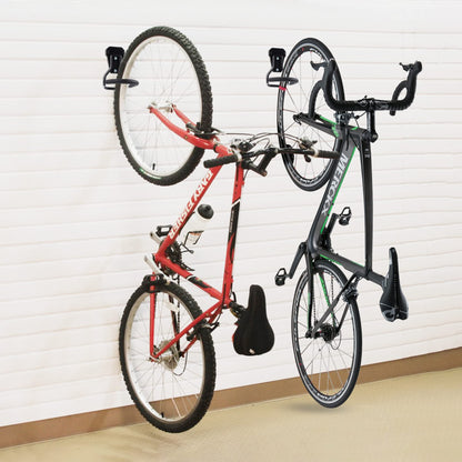 Sinoer 4-Pack Vertical Bike Hooks, Bike Holder, Heavy Duty Hooks Wall Mount Bike Holder, Bike Holder Vertical Stand for Garage.