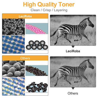 LeciRoba TN-423 for Brother TN423 TN-423BK TN-423C TN-423M TN-423Y TN-421 TN-421BK TN-421C TN-421M TN-421Y toner for Brother HL-L8260CDW L8360CDW DCP-L8410CDN L8410CDW MFC-L8690CDW L8900CDW (5 Pack)